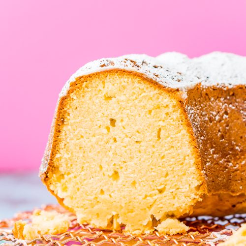 Cream Cheese Pound Cake With Cake Flour - Sugar And Soul