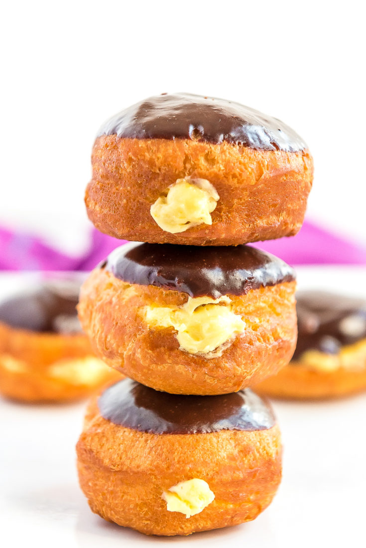 Boston Cream Donuts Recipe | Sugar And Soul Co