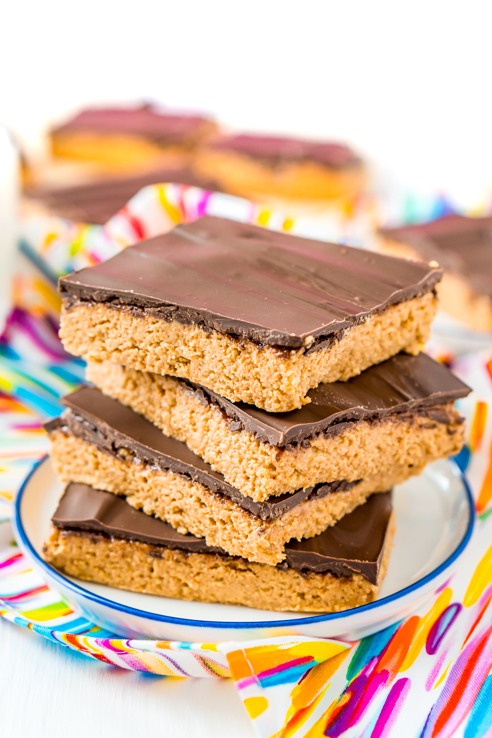 Peanut Butter Bars Recipe 5 Ingredients Sugar And Soul