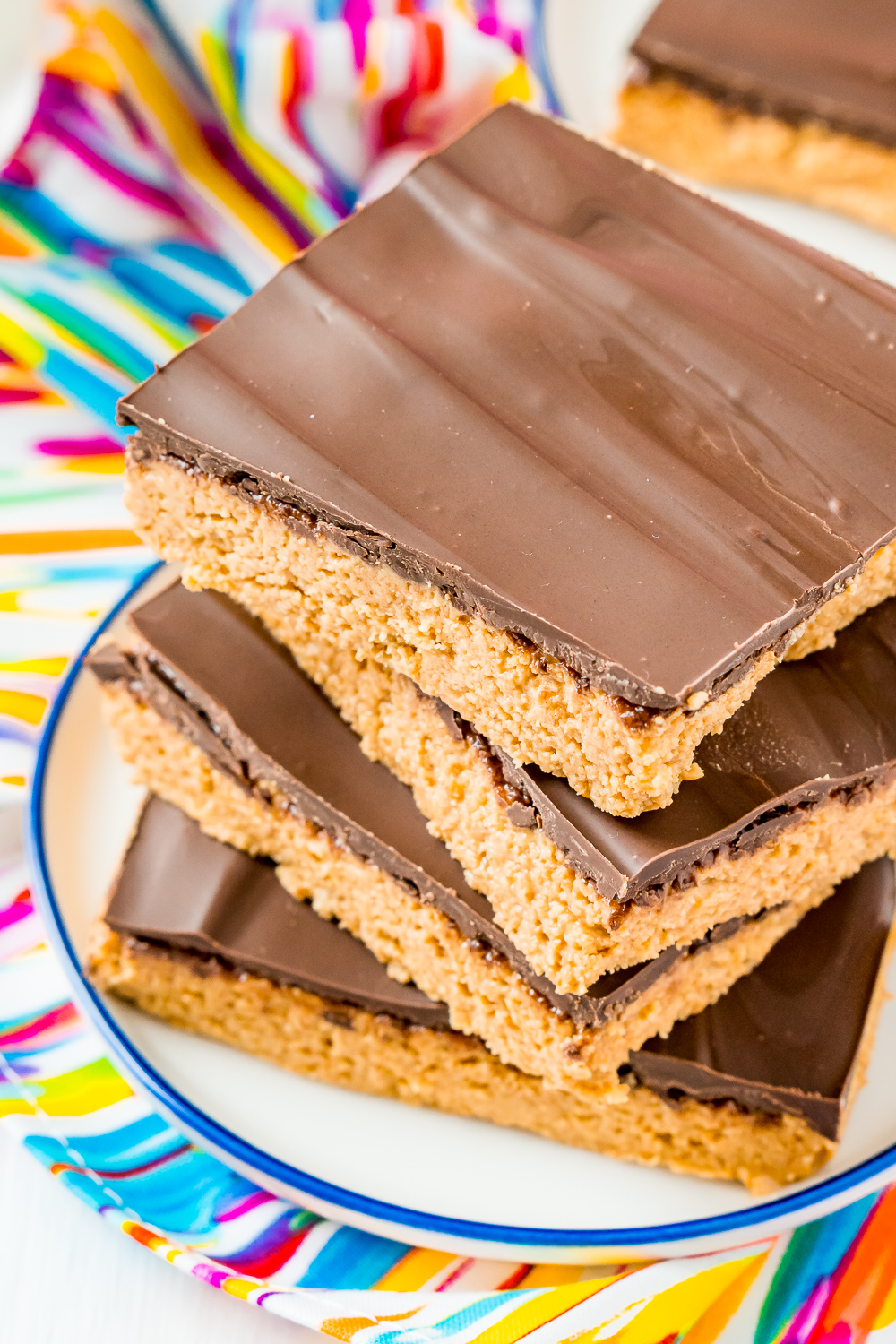 Peanut Butter Bars Recipe 5 Ingredients Sugar And Soul