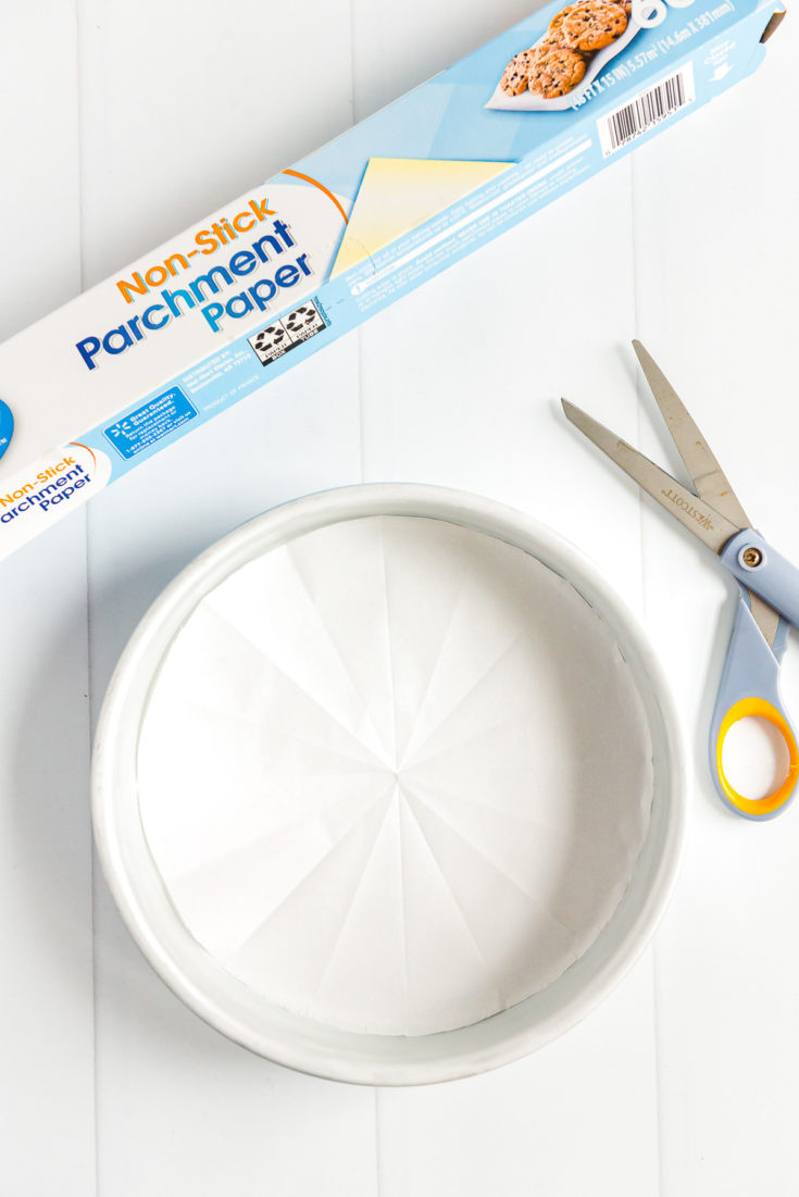 How To Line A Round Cake Pan With Parchment Paper Sugar and Soul