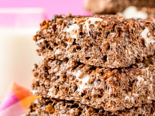 Coco Pebbles Cereal Bars Recipe - ThirtySomethingSuperMom