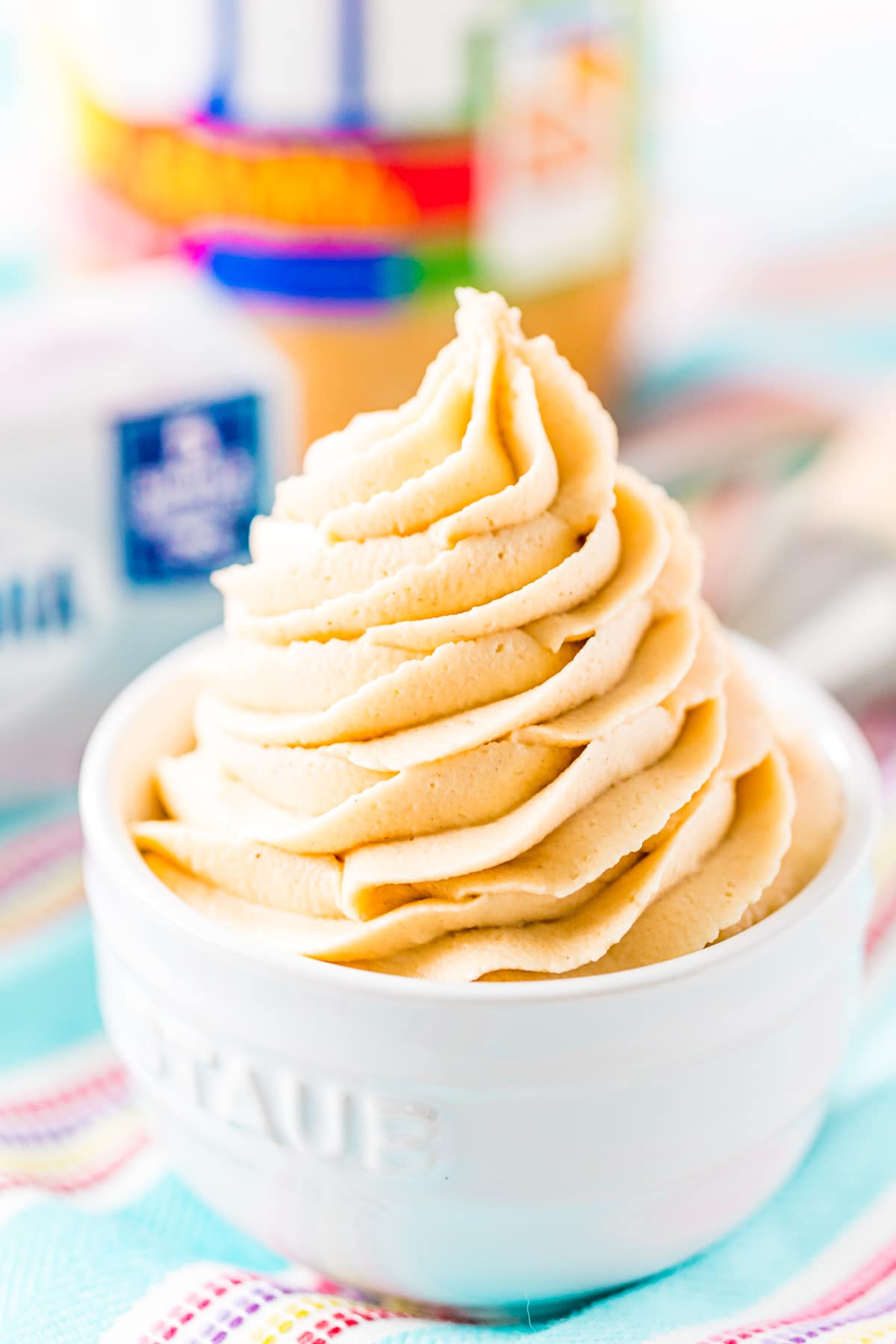 Peanut Butter Cream Cheese Frosting | Sugar and Soul