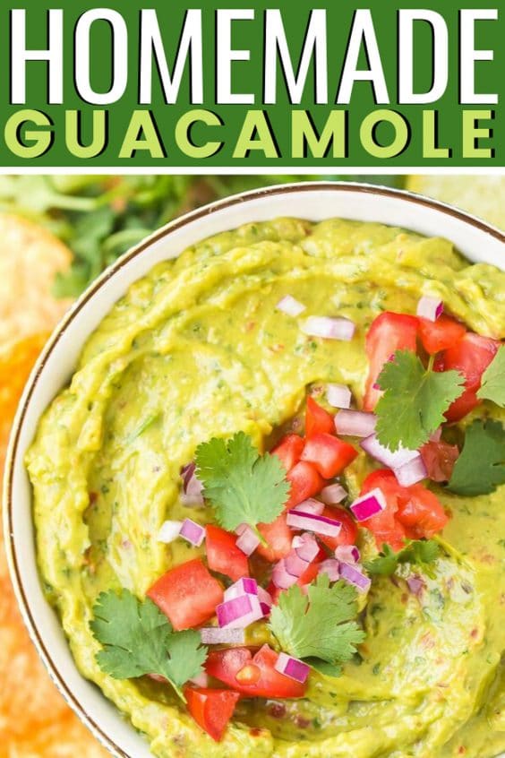 Homemade Guacamole Recipe | Sugar and Soul Co