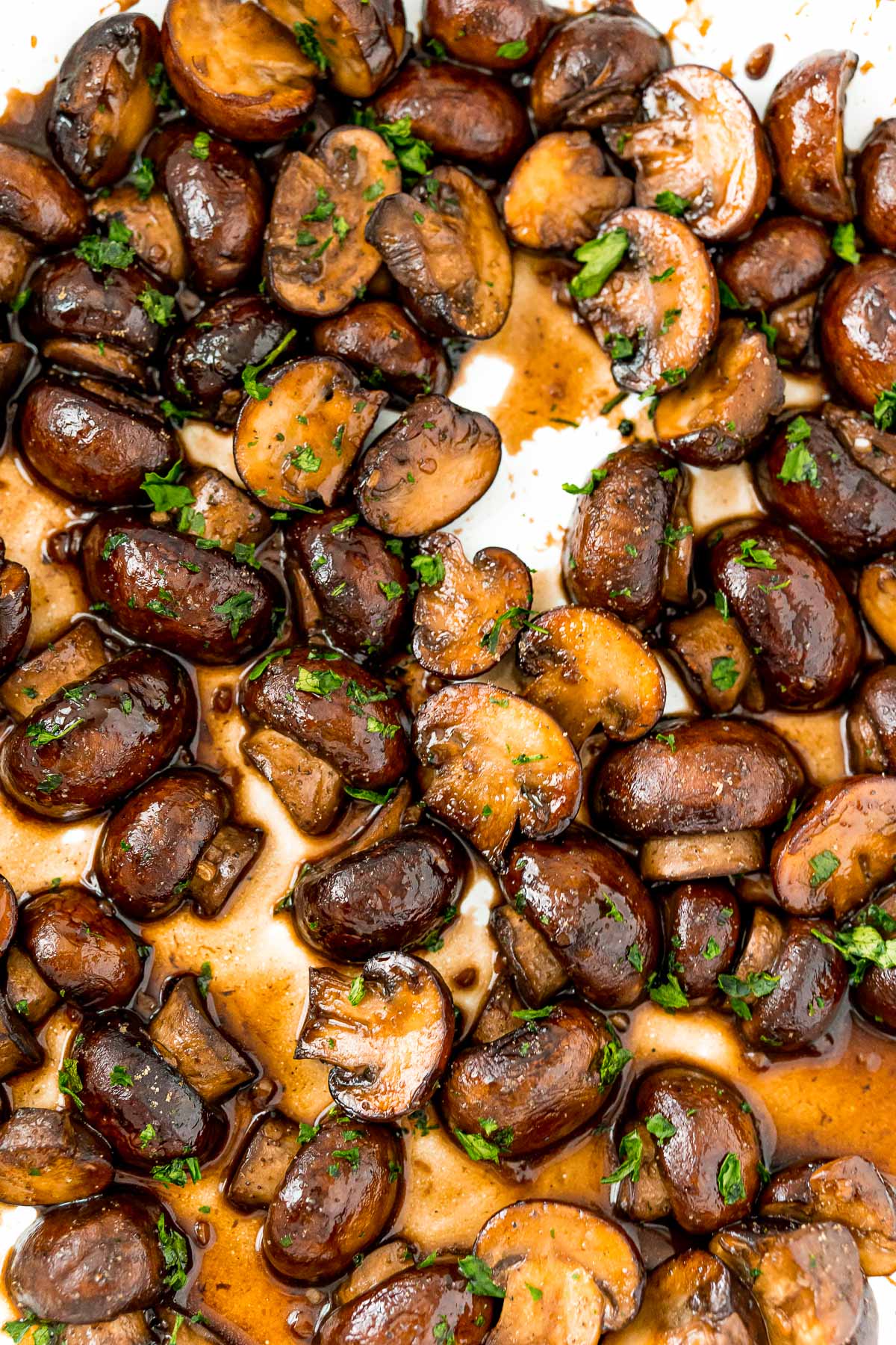 Sauteed Mushrooms with Balsamic - Sugar and Soul