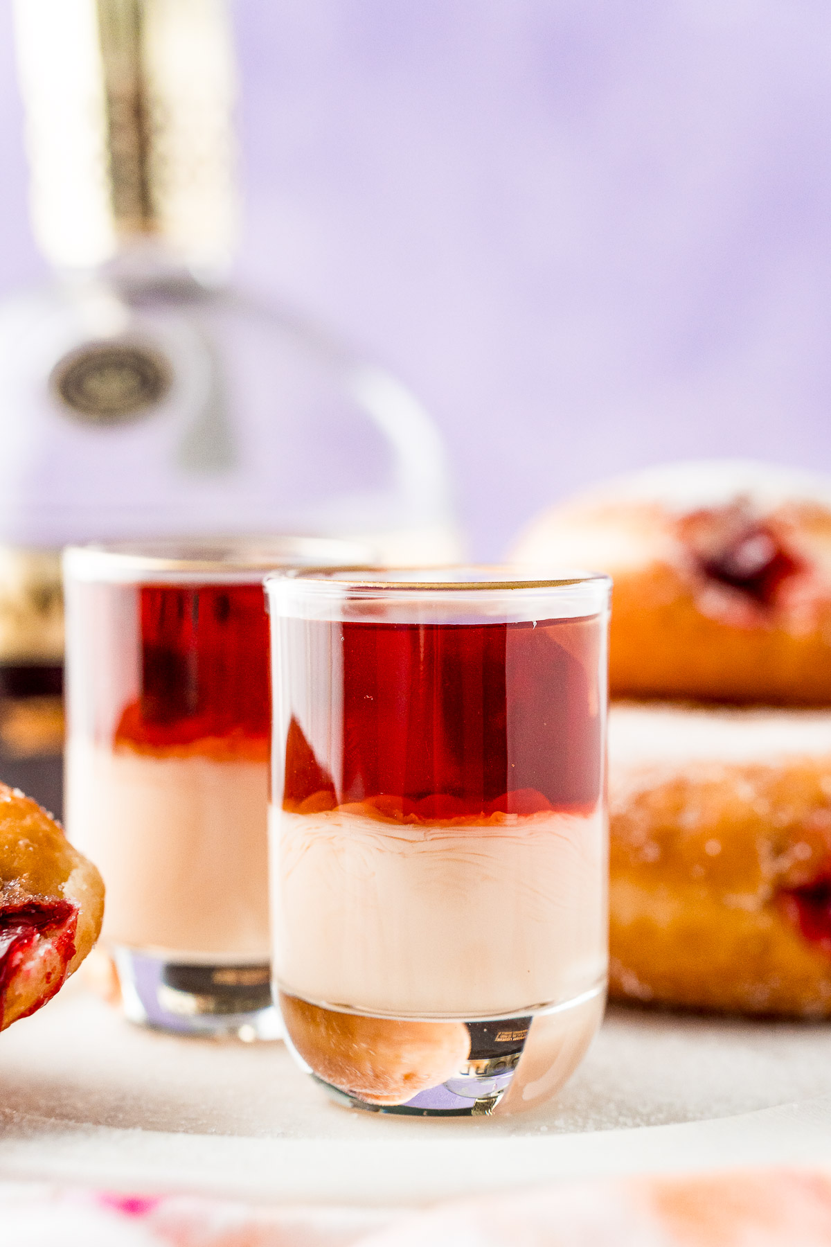 Jelly Donut Shot Cocktail Recipe | Sugar and Soul Co