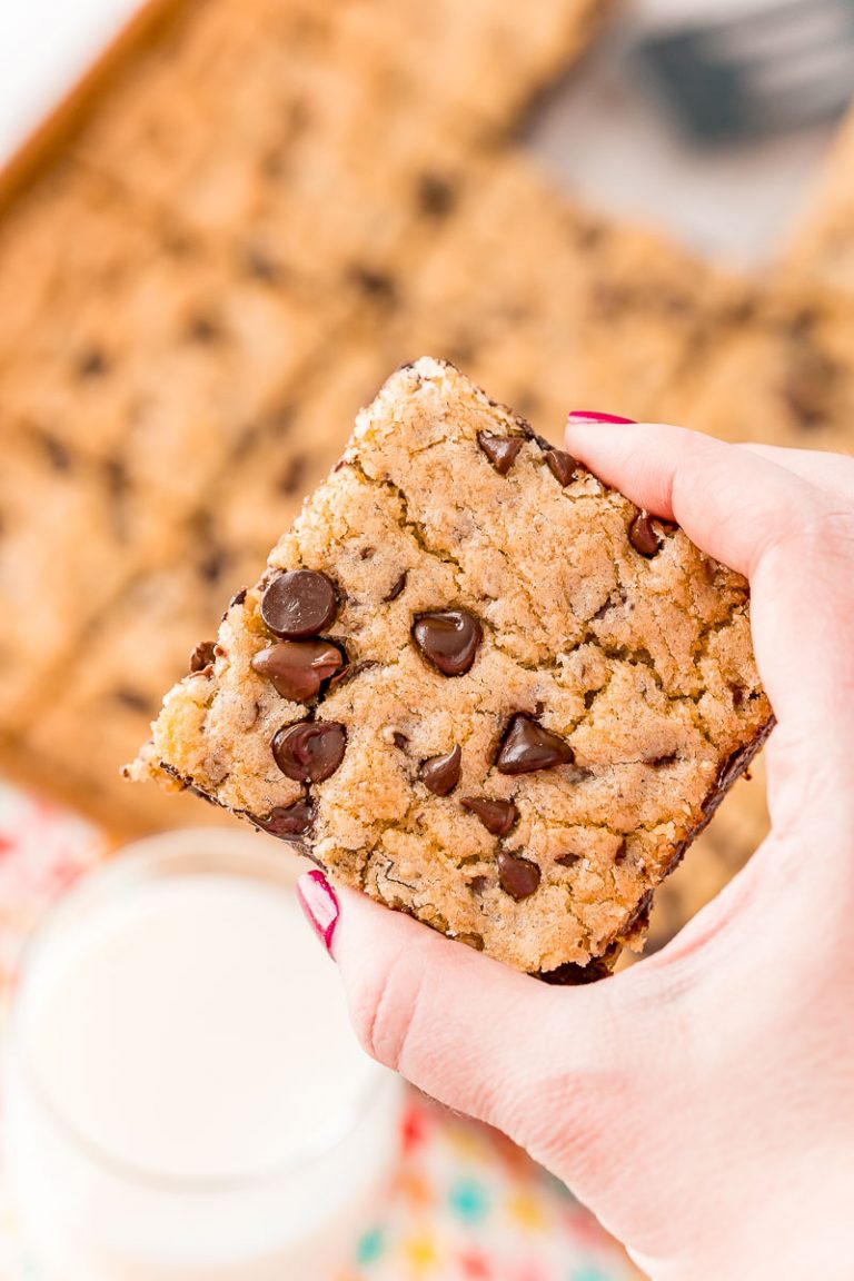 The Best Chocolate Chip Sheet Pan Cookies Sugar and Soul