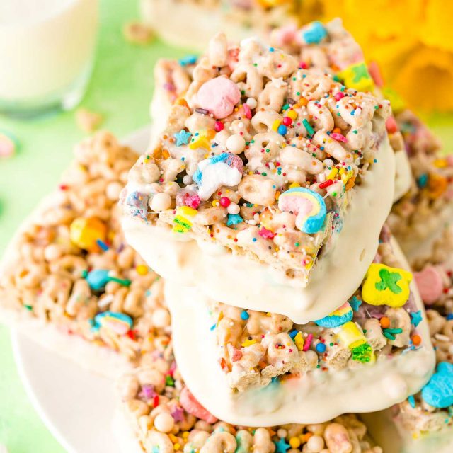 Lucky Charms Treats Recipe - Sugar and Soul