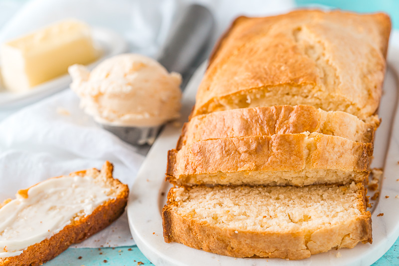 Two Ingredient Ice Cream Bread