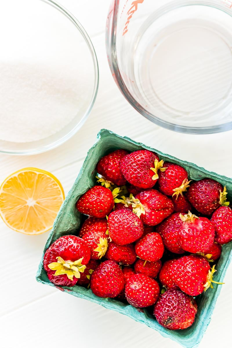 Strawberry Simple Syrup Recipe - Sugar and Soul