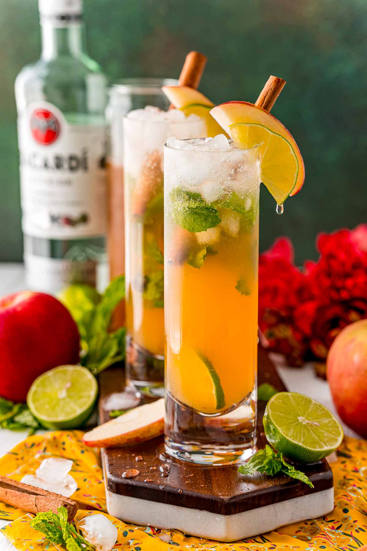 Apple Cider Mojito Cocktail Recipe - Sugar and Soul
