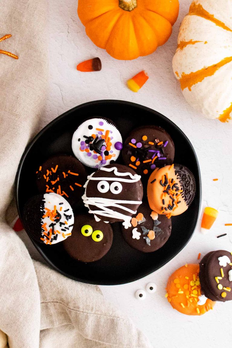 Easy Halloween Chocolate Covered Oreos Sugar and Soul
