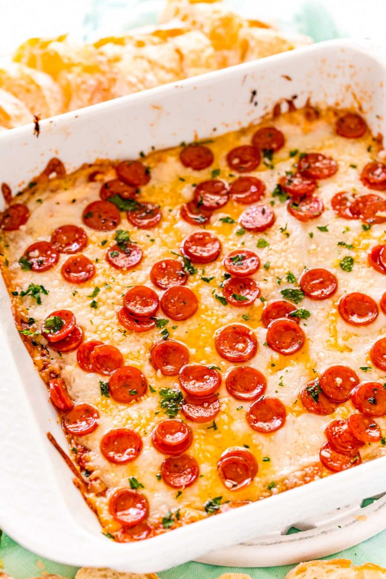 Best Pepperoni Pizza Dip Recipe - Sugar and Soul