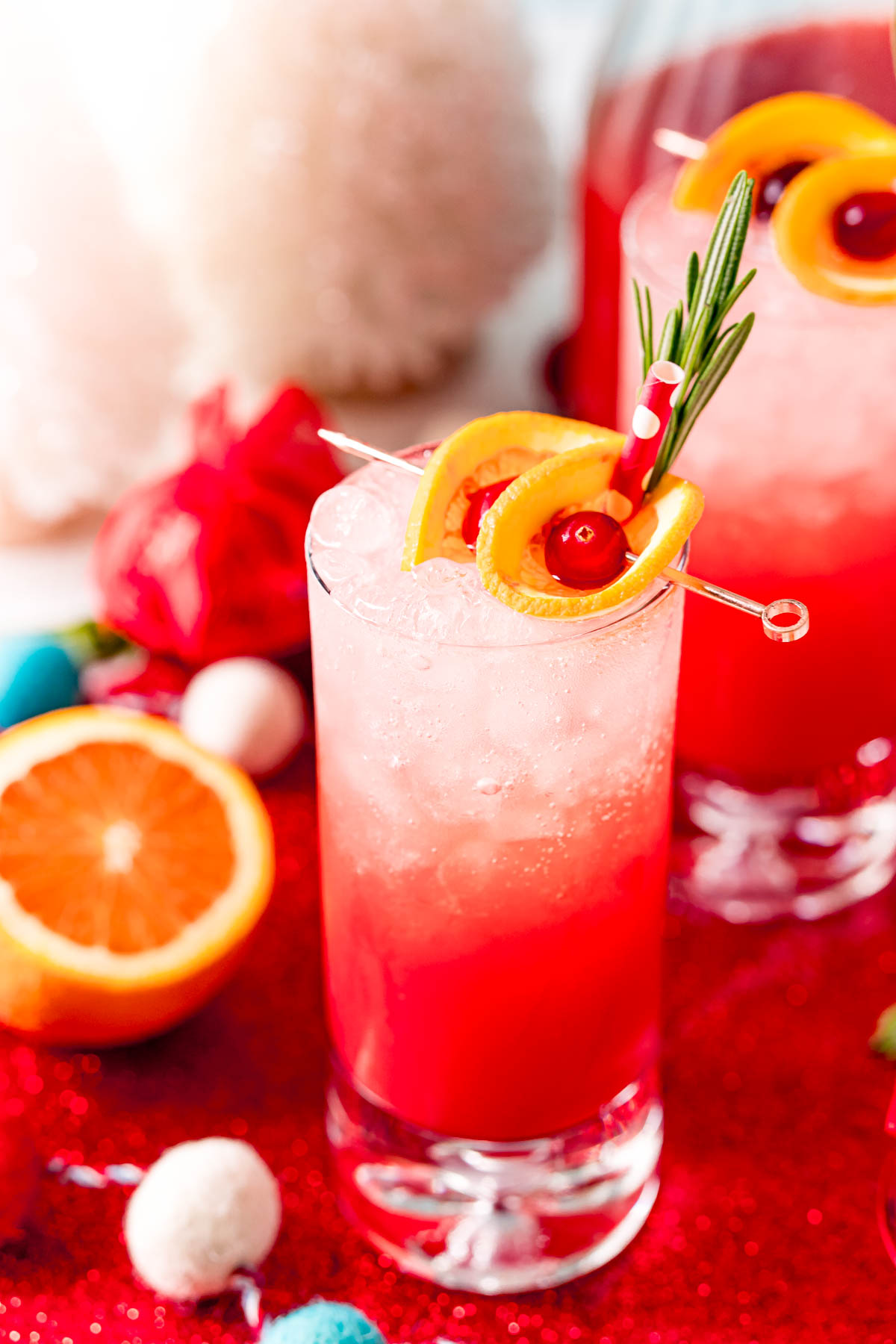 Sparkling Holiday Punch (Non-alcoholic) Recipe - Sugar And Soul