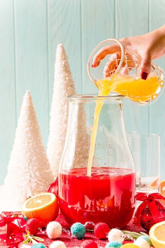 Sparkling Holiday Punch (Non-alcoholic) Recipe - Sugar and Soul