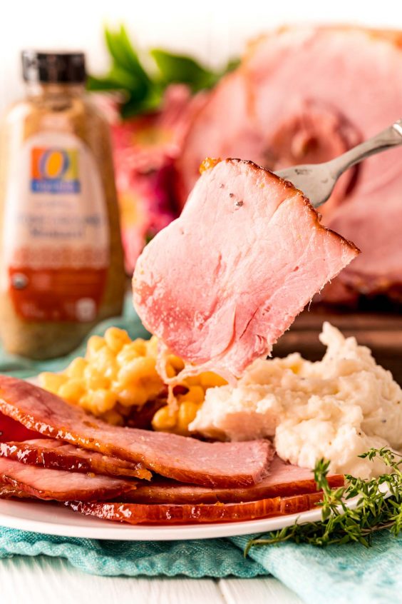 Maple Peach Glazed Spiral Ham Recipe - Sugar and Soul