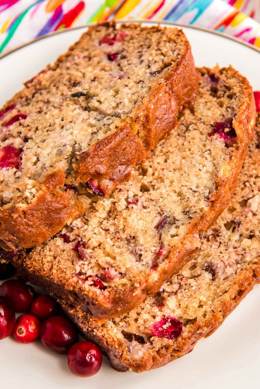 Easy Cranberry Banana Bread Recipe - Sugar And Soul