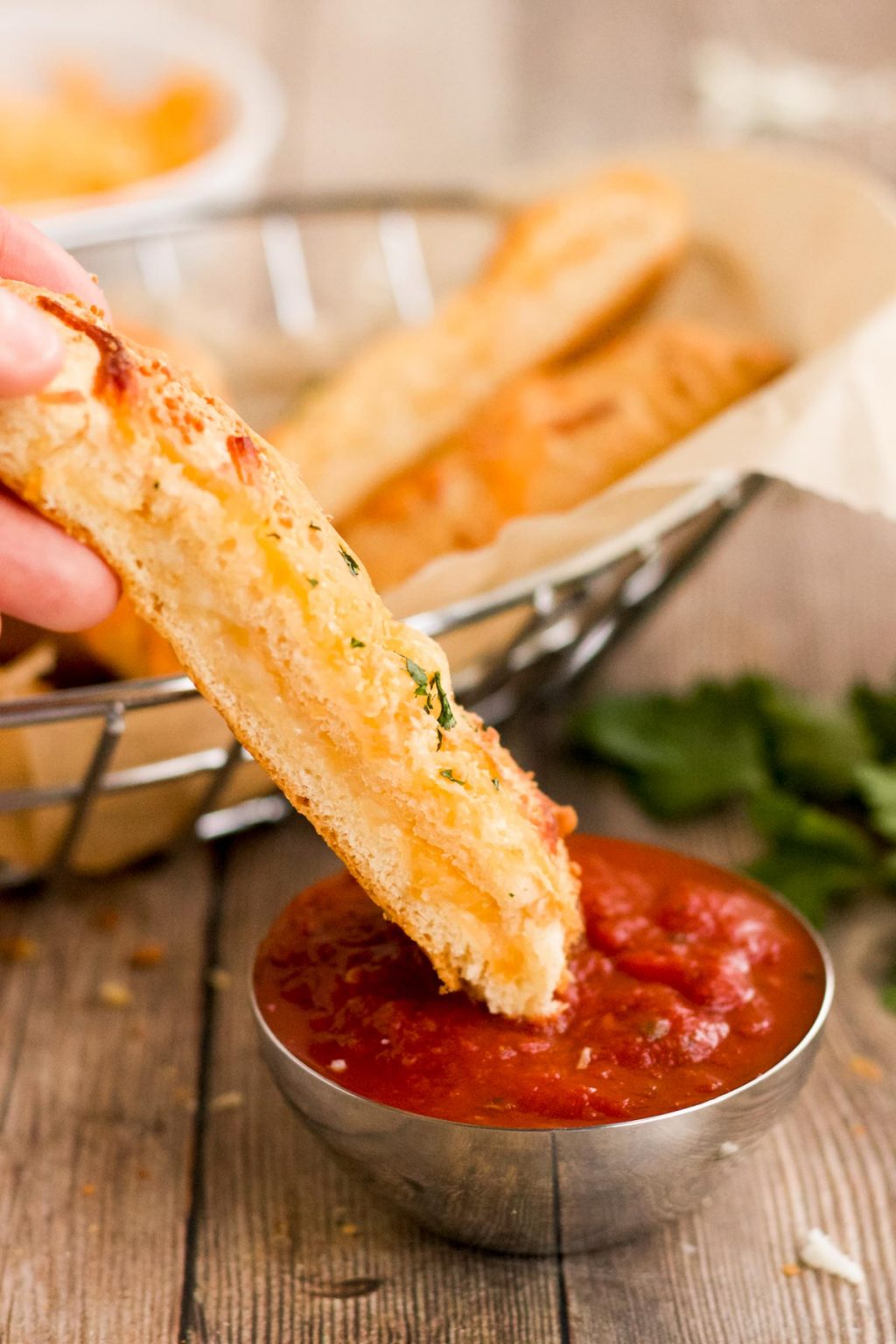 Easy Stuffed Cheese Breadsticks Recipe Sugar and Soul