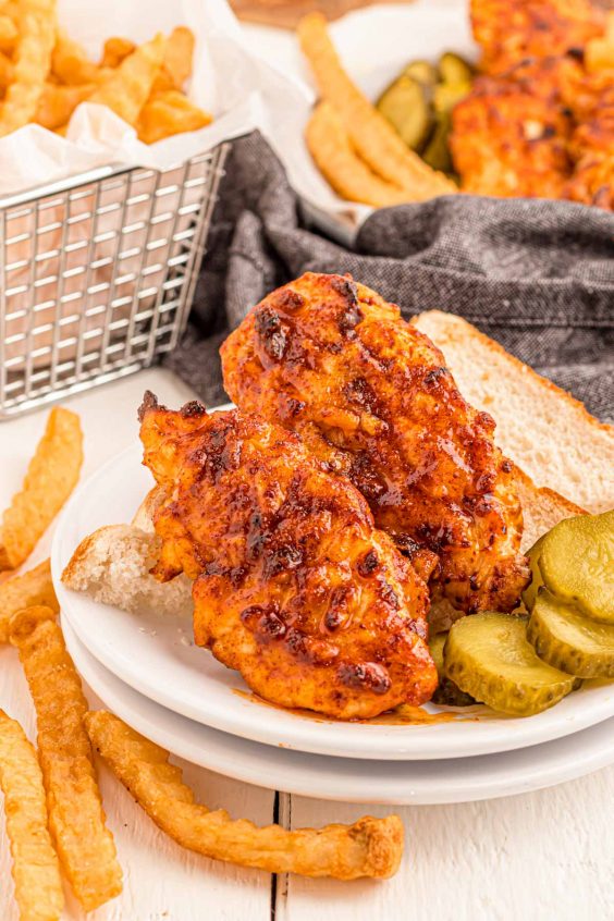 Air Fryer Nashville Hot Chicken Recipe - Sugar And Soul