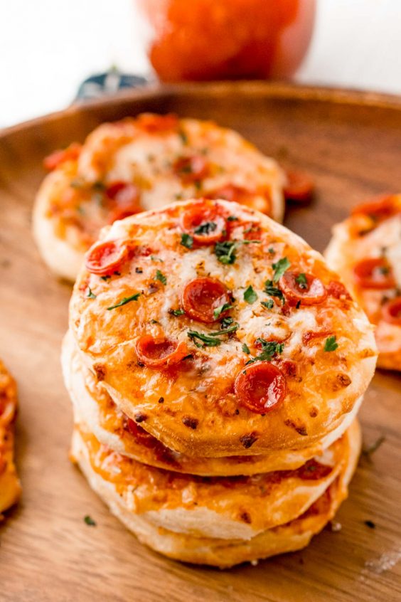 Air Fryer Pizzas (Made With Biscuits) - Sugar and Soul