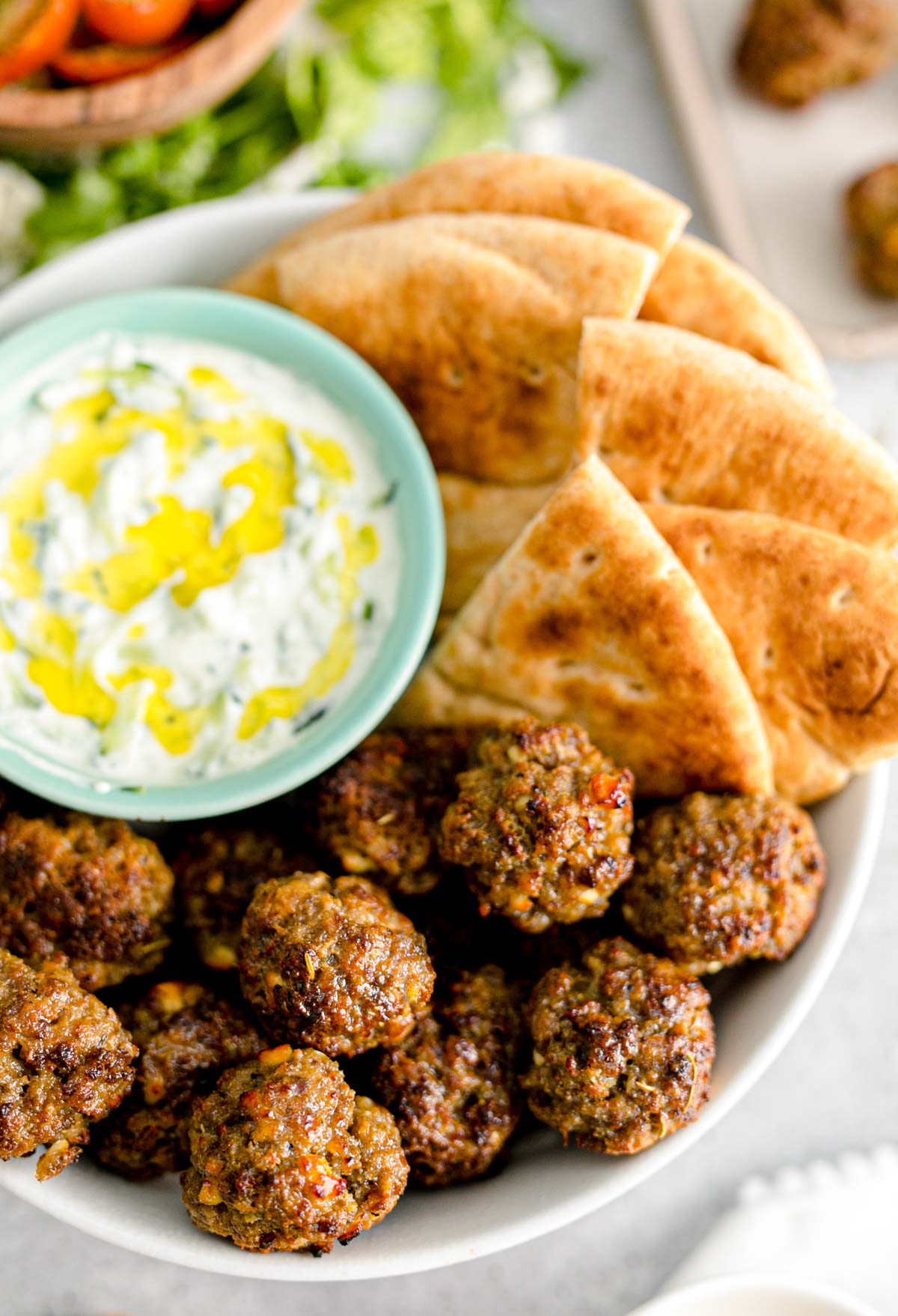 Greek Meatballs (Keftedes Recipe) - Sugar and Soul