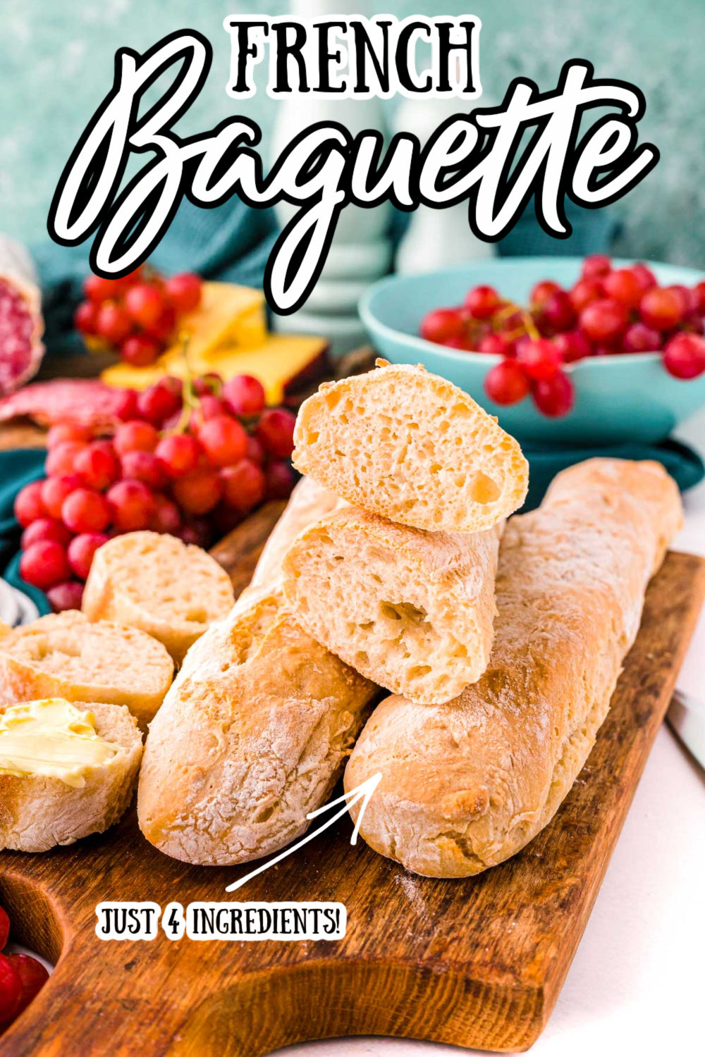 4-Ingredient French Bread Baguettes Recipe