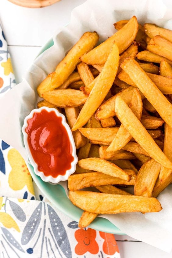 Homemade French Fries (Double Fried) - Sugar and Soul