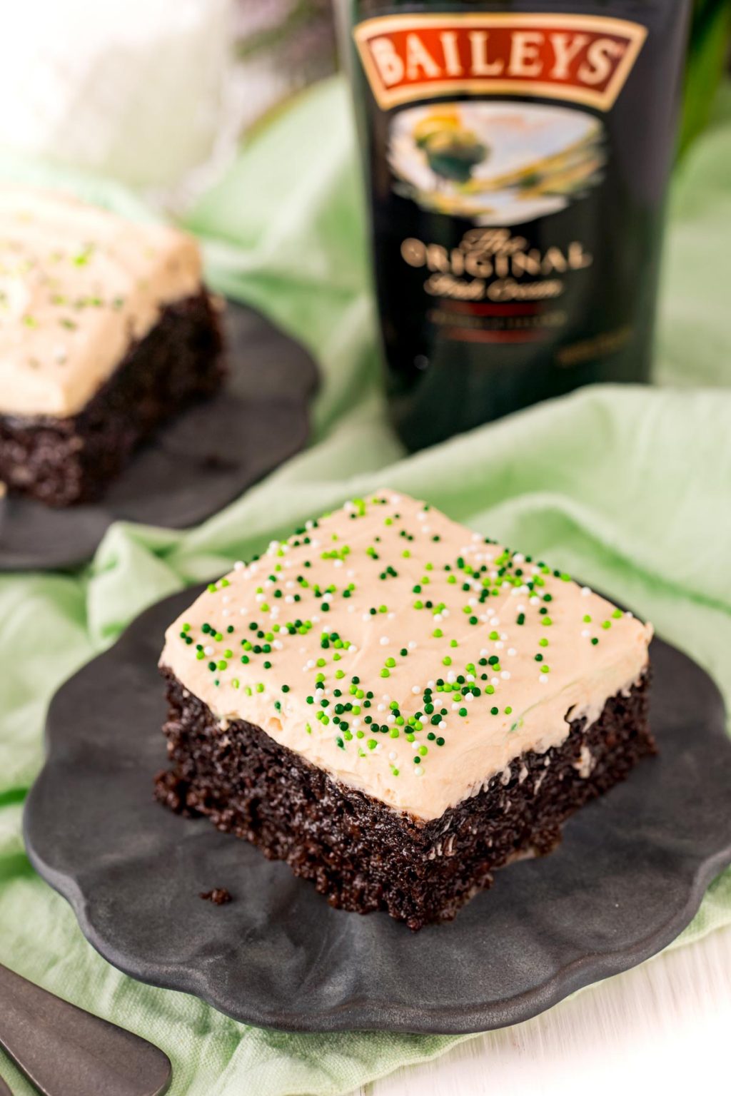 Chocolate Irish Cream Cake Recipe | Sugar & Soul