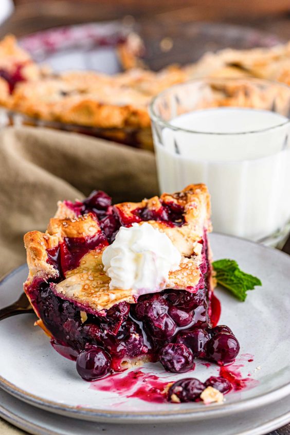 Classic Blueberry Pie (With Lattice Crust) - Sugar and Soul