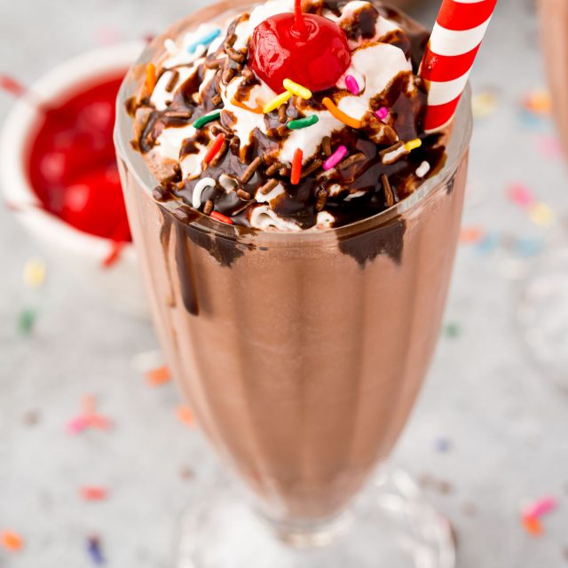 Chocolate Milkshake Thick And Rich Sugar And Soul   Chocolate Milkshake 8 640x640 