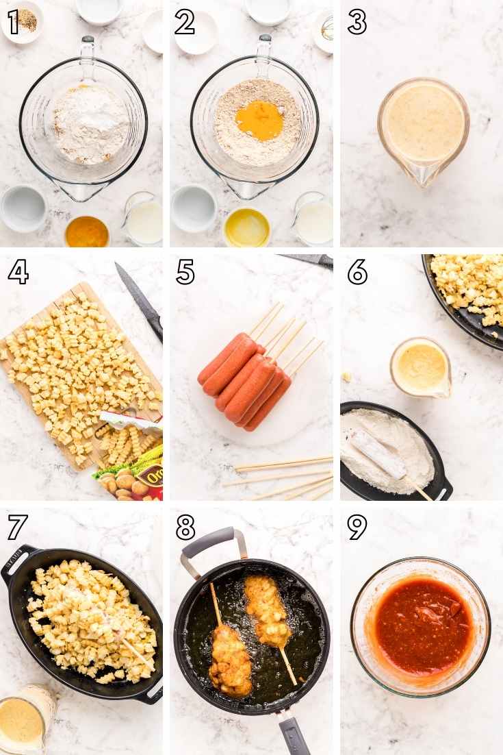 Korean Hot Dog - That Recipe