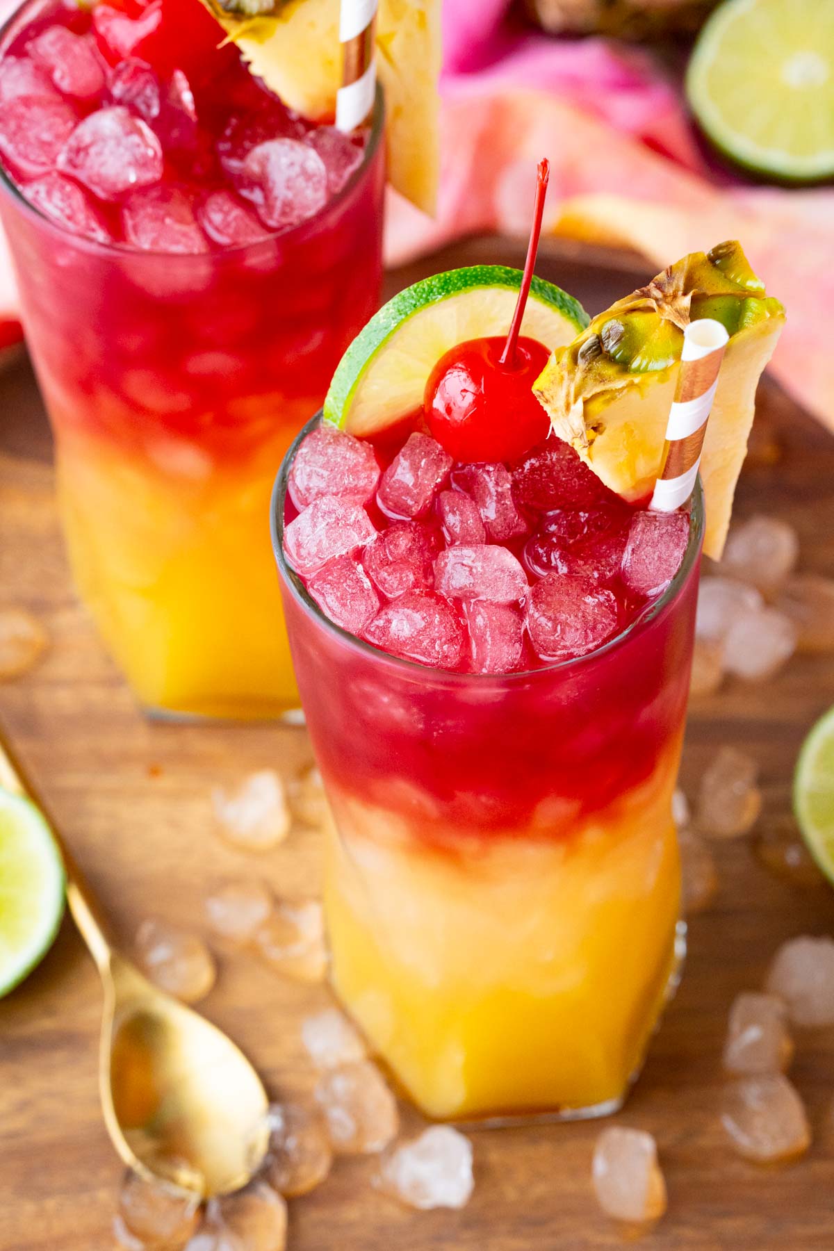 coconut rum pineapple juice and cranberry juice