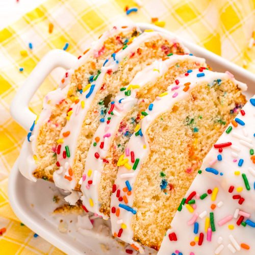 Funfetti Ice Cream Bread Recipe - Sugar and Soul