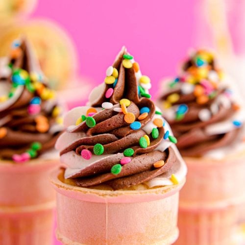 ULTIMATE ICE CREAM CONE CUPCAKES - Baking Beauty
