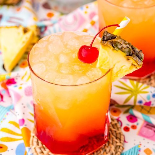 Malibu Sunset Drink Recipe - Sugar and Soul