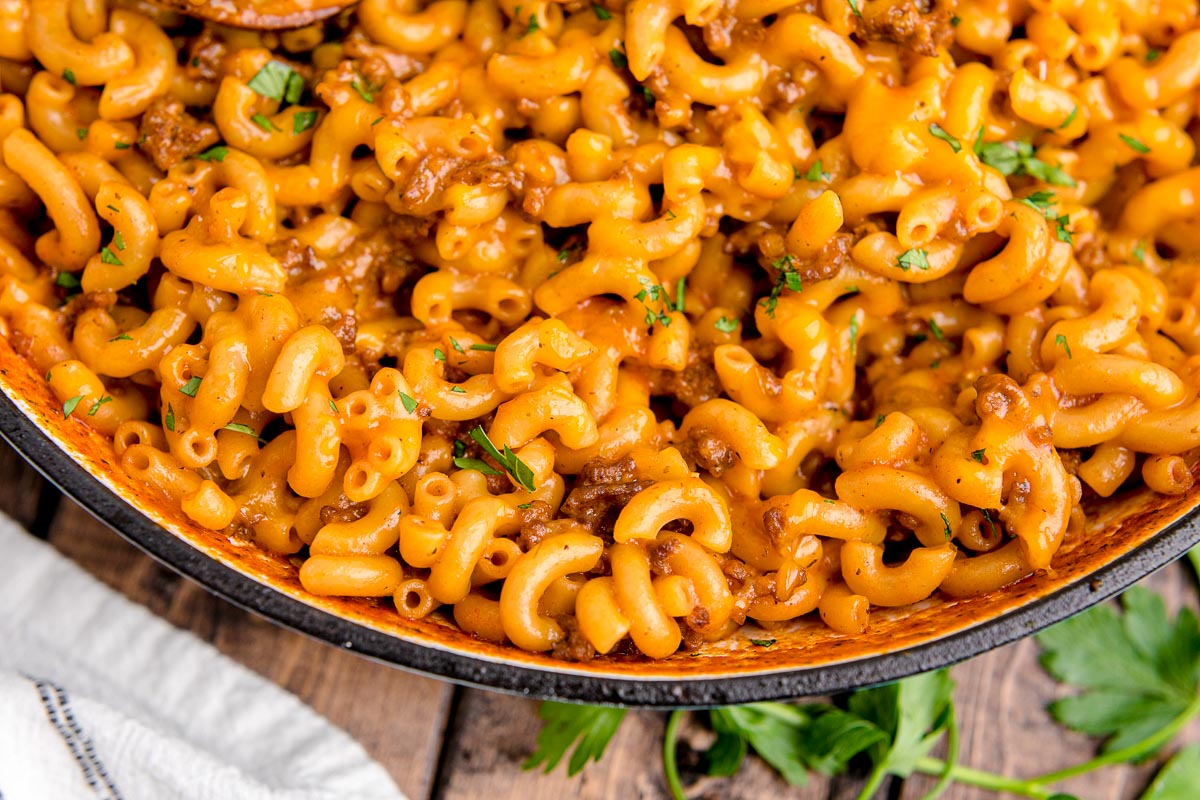 Easy Homemade Hamburger Helper - Sugar and Soul