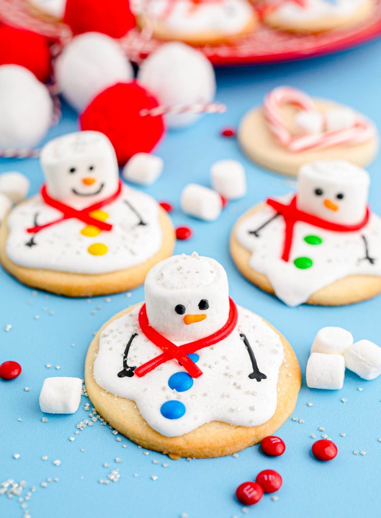 Melted Snowman Sugar Cookies Recipe (+Video)