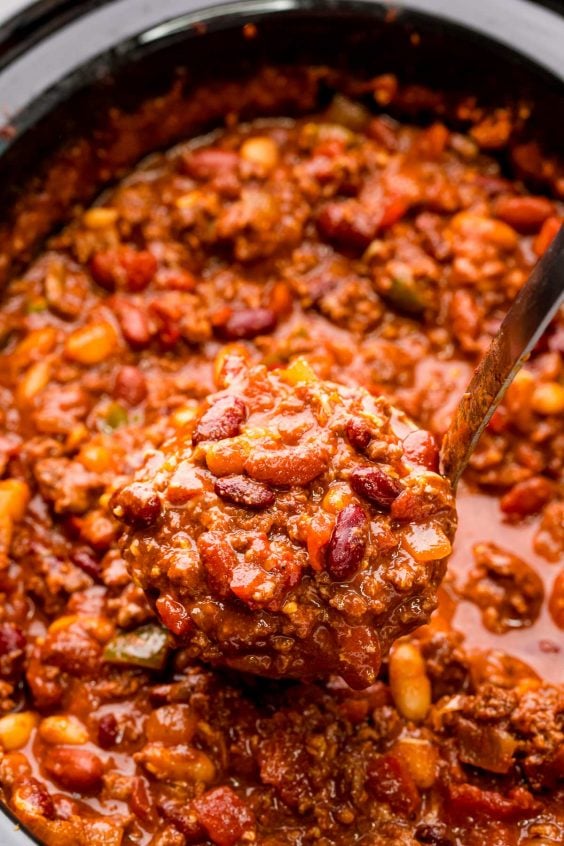 Slow Cooker Chili Recipe - Sugar and Soul