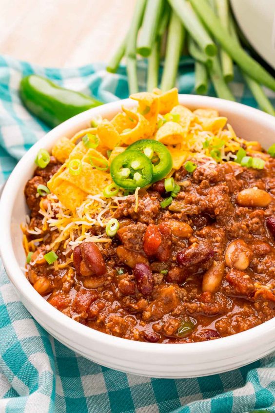 Slow Cooker Chili Recipe - Sugar and Soul