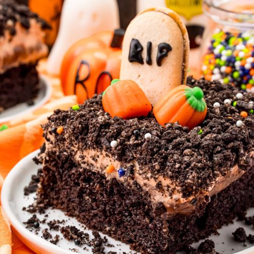 Halloween Sheet Cake Recipe - Organized Island