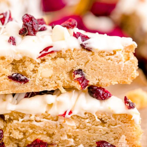 Starbucks Cranberry Bliss Bar Recipe - Sugar And Soul