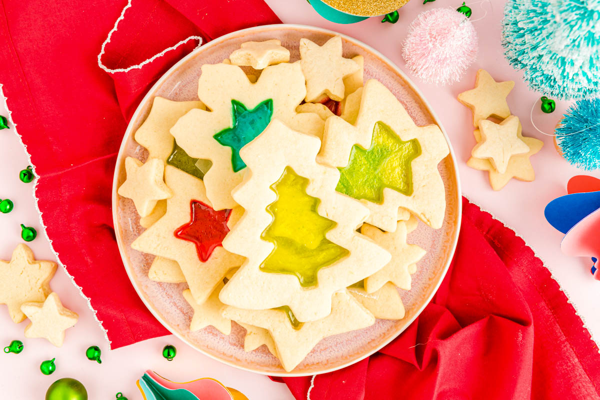 Tupperware - Stained Glass Cookies for Christmas 