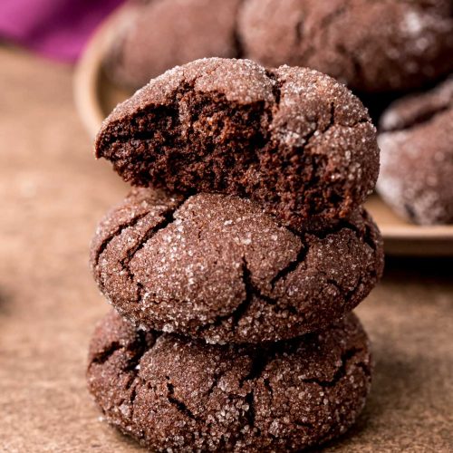 Chewy Chocolate Sugar Cookies