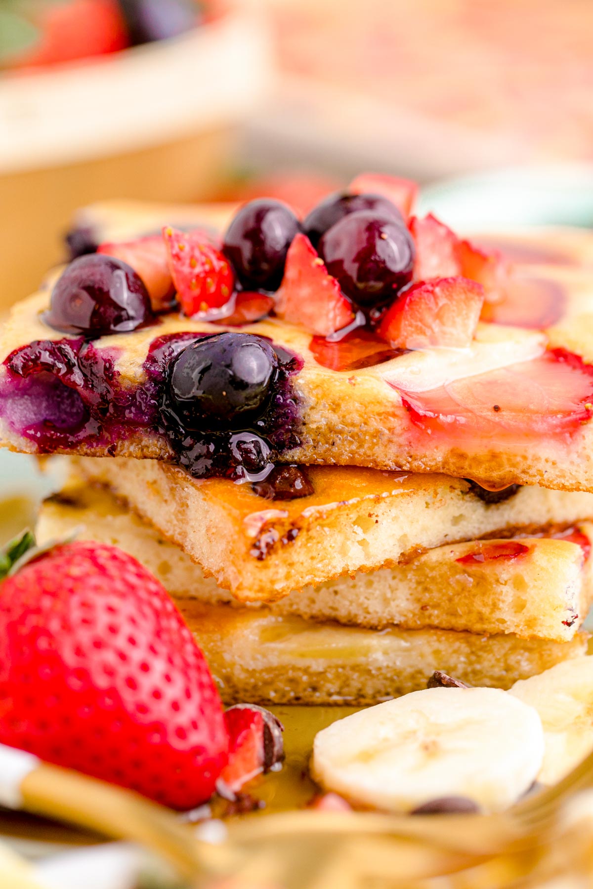 Strawberry Sheet-Pan Pancakes