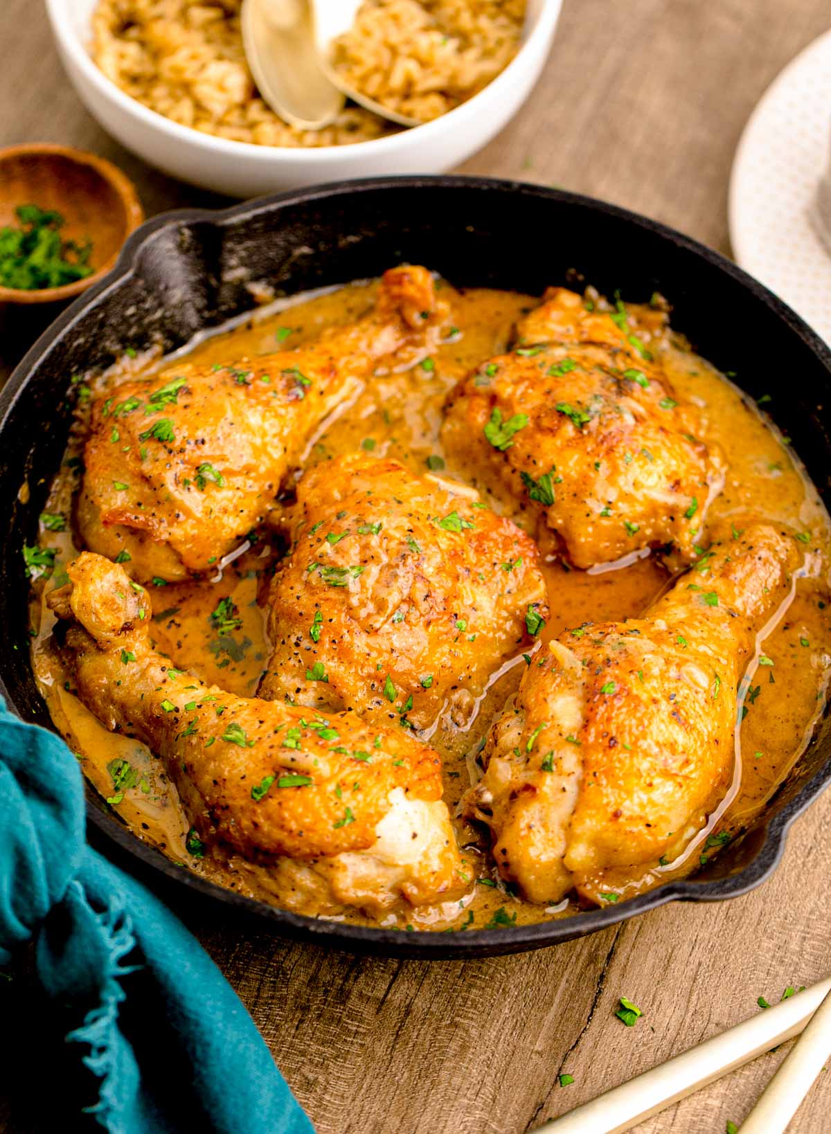 Rich and Creamy Cajun Smothered Chicken Recipe with Gravy - Intentional  Hospitality