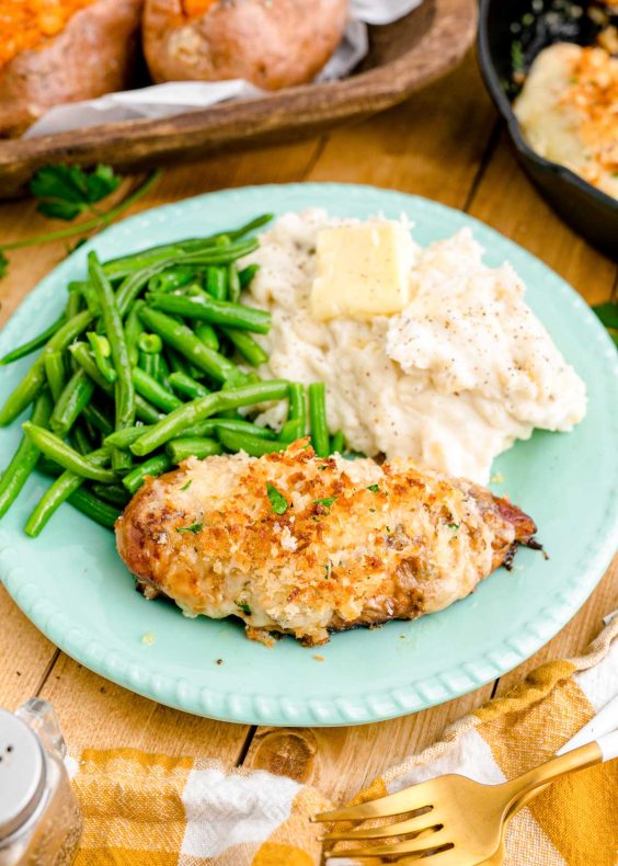 Parmesan Crusted Chicken (LongHorn Copycat) - Sugar and Soul