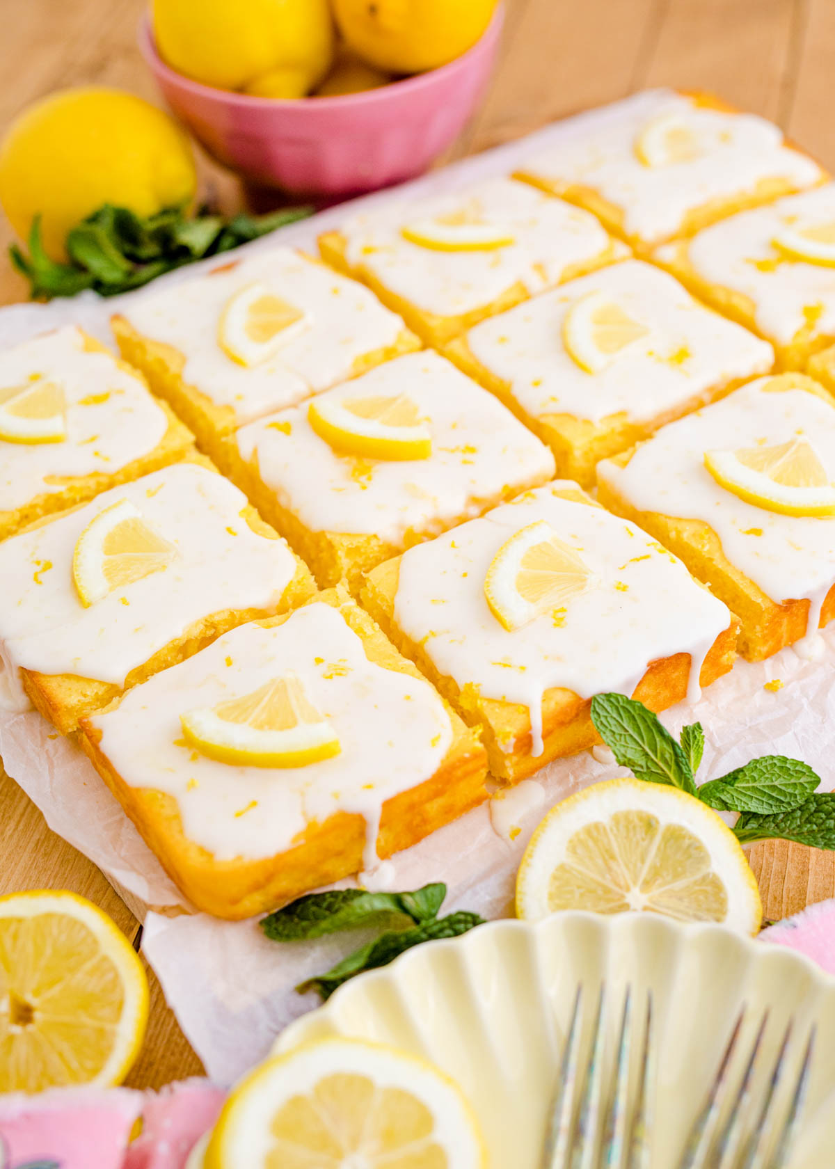 Lemon Sheet Cake - Sugar and Soul