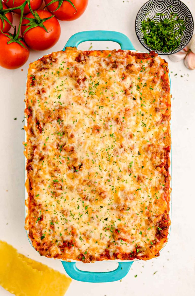 Best Lasagna with Ricotta Cheese - Sugar and Soul