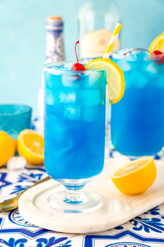 Blue Lagoon Cocktail - Sugar And Soul