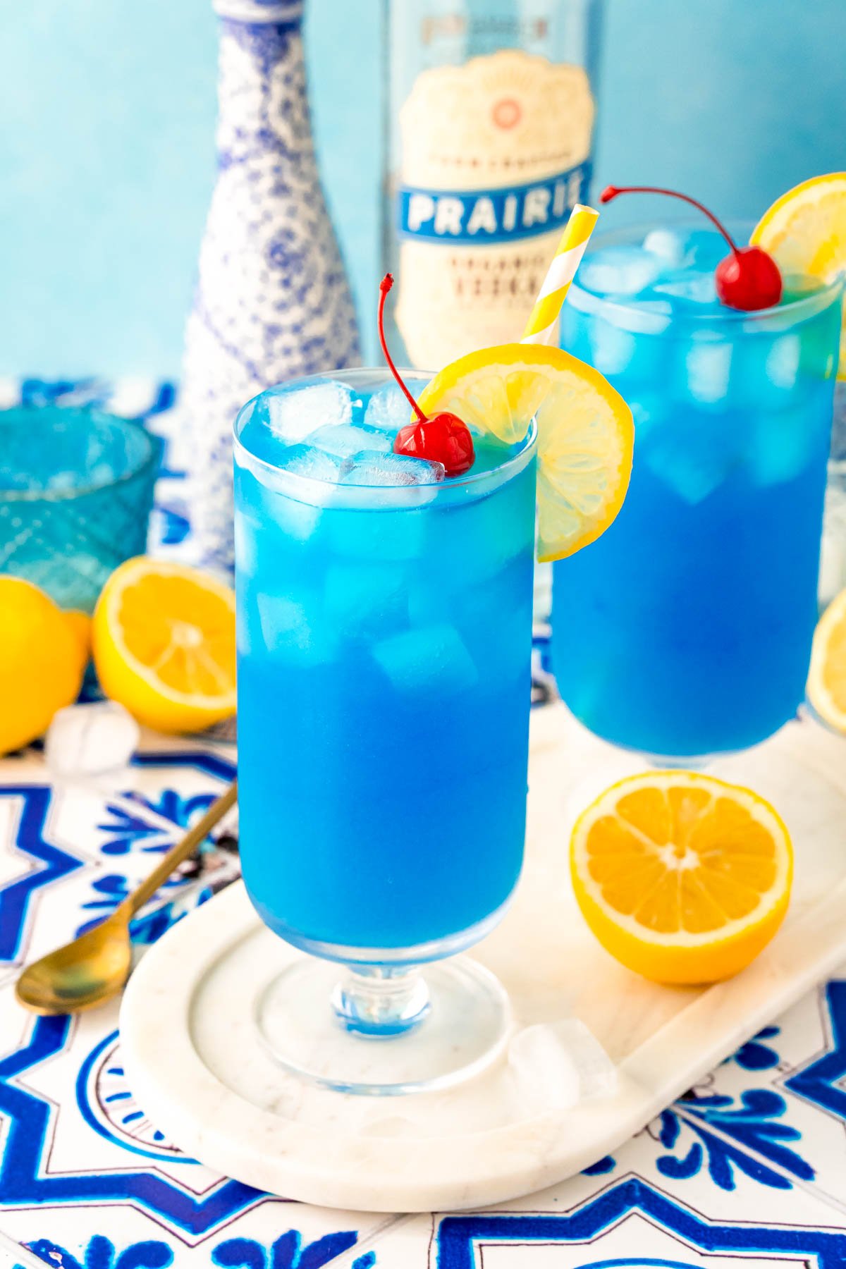 Blue Lagoon Cocktail - Sugar and Soul